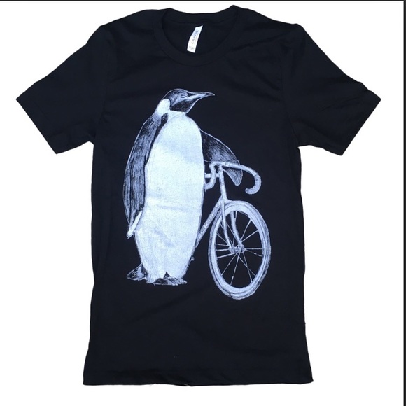 American Apparel Other - 🐧 Dark Cycle Clothing Penguin Short Sleeve Top 🐧